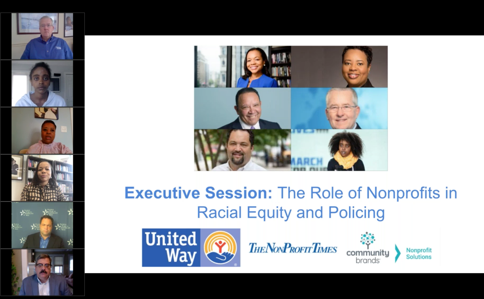 Executive Session: The Role of Nonprofits in Racial Equity and Policing